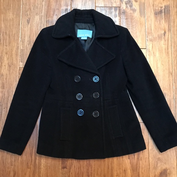 Nine West Jackets & Blazers - Nine West Black Peacoat